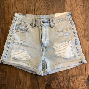 High rise mom short